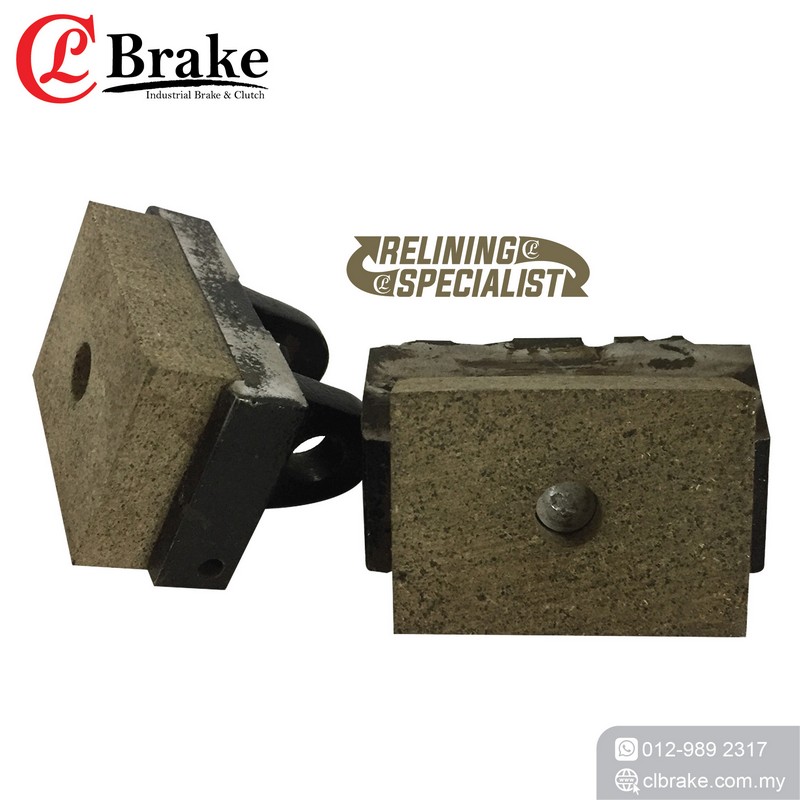 BRAKE LINING FLAT TYPE RIVETING 12