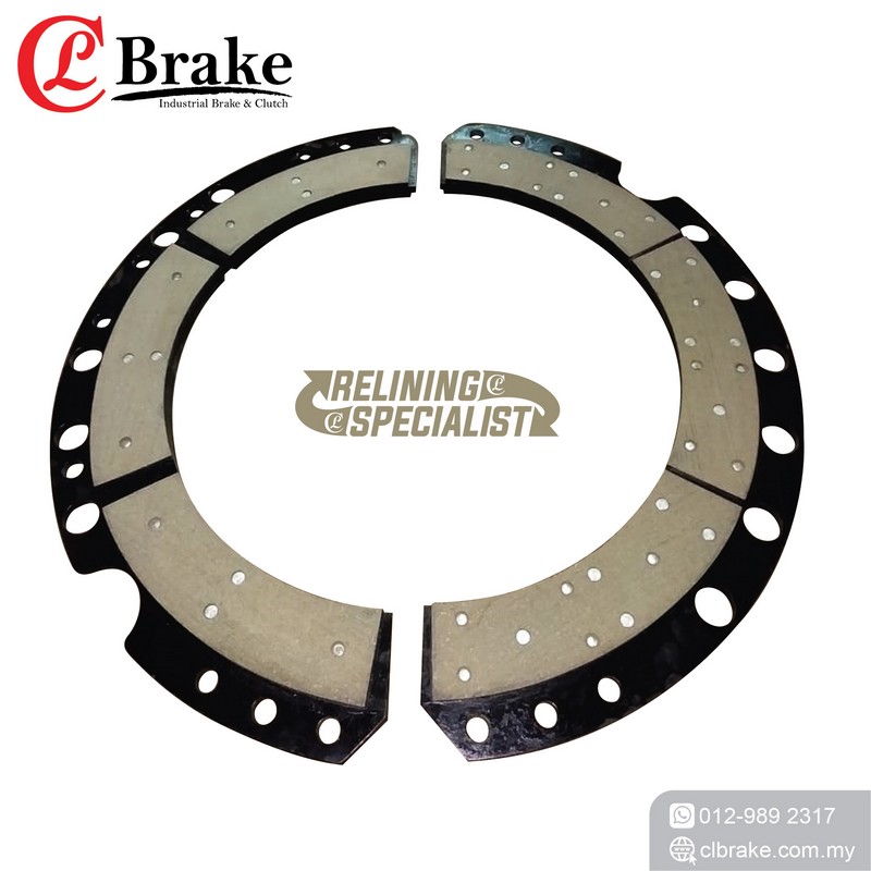 BRAKE LINING FLAT TYPE RIVETING 13