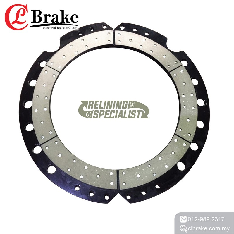 BRAKE LINING FLAT TYPE RIVETING 14