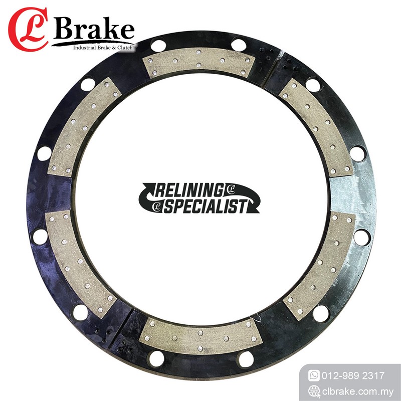 BRAKE LINING FLAT TYPE RIVETING 8